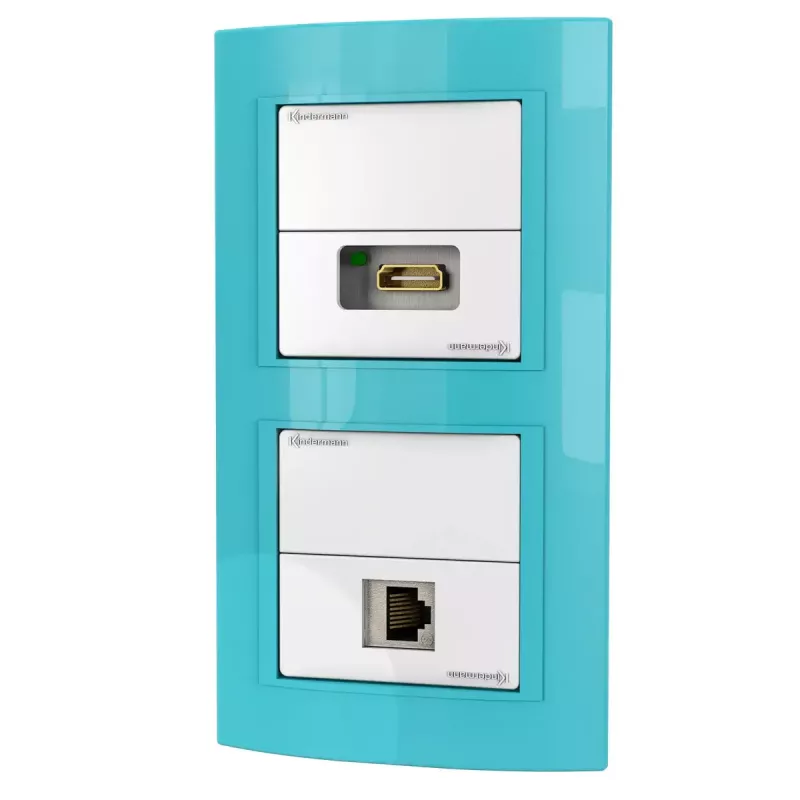 Μονάδα πρίζας RJ-45 + HDMI Kindermann 7456 000 544