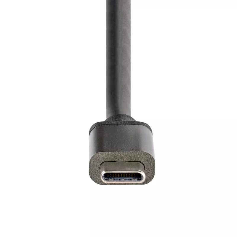 StarTech.com προσαρμογέας USB-C 3 θυρών για πολλαπλές οθόνες, USB Type-C σε 3x DisplayPort 1.4 MST Hub, επέκταση/διαχωριστής οθόνης φορητού υπολογιστή Triple 4K 60Hz DP, HDR, ενσωματωμένο εξαιρετικά μακρύ καλώδιο - μόνο για Windows