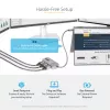 StarTech.com προσαρμογέας USB-C 3 θυρών για πολλαπλές οθόνες, USB Type-C σε 3x DisplayPort 1.4 MST Hub, επέκταση/διαχωριστής οθόνης φορητού υπολογιστή Triple 4K 60Hz DP, HDR, ενσωματωμένο εξαιρετικά μακρύ καλώδιο - μόνο για Windows