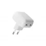 Φορτιστής τοίχου d bramante re-charge Pro EU επίπεδος 2×USB-C 20W Λευκό (Indoor)