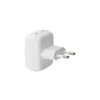 Φορτιστής τοίχου d bramante re-charge Pro EU επίπεδος 2×USB-C 20W Λευκό (Indoor)