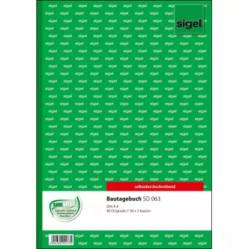 Έντυπο επιχείρησης Sigel SD063 πράσινο A4 120 φύλλα