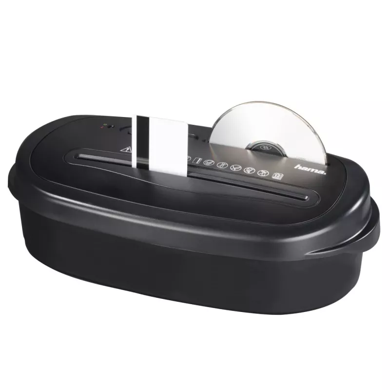 Hama Home X12CD Καταστροφέας εγγράφων Κοπή σωματιδίων 72 dB 22 cm Μαύρο