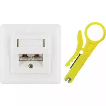 Πρίζα δικτύου RJ-45 Schwaiger TDU2628532