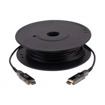 ATEN 20M True 4K HDMI ενεργό οπτικό καλώδιο, 20 m, HDMI Type-D (Micro), HDMI Type-D (Micro), 3D, 18 Gbit/s, μαύρο