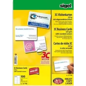 Κάρτα επισκέψεων Sigel LP798 100 τεμ.