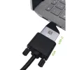 Techly IADAP USBC-VGAC Προσαρμογέας γραφικών USB 1920 x 1200 Pixel Μαύρο, Ασημί