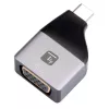 Techly IADAP USBC-VGAC Προσαρμογέας γραφικών USB 1920 x 1200 Pixel Μαύρο, Ασημί