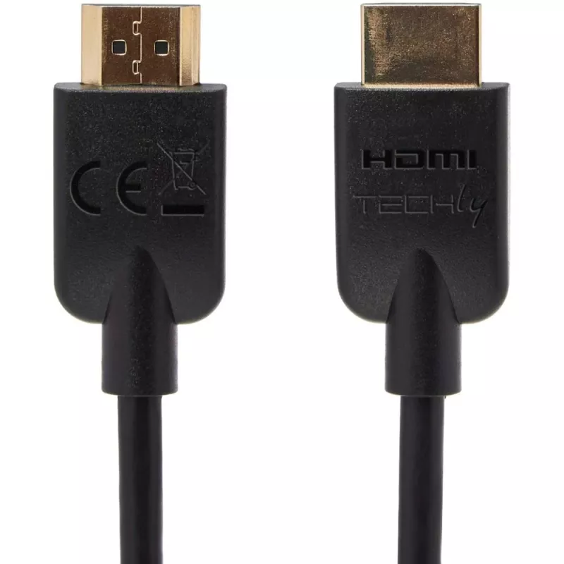 Techly ICOC HDMI2-4-010T Καλώδιο HDMI 1 m HDMI Type A (Standard) Μαύρο