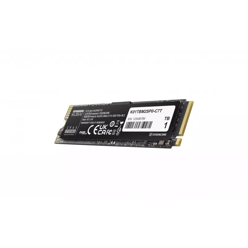 Μονάδα SSD KLEVV 1 TB M.2 2280 PCIe Gen3 NVMe K01TBM2SP0-C7T