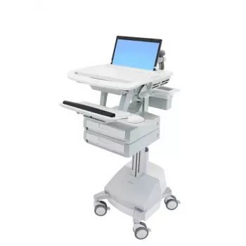 Καροτσάκι πολυμέσων Ergotron StyleView Αλουμίνιο Γκρι Λευκό