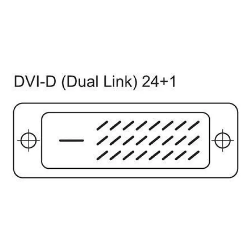 Techly Dual Link DVI Digital (DVI-D) με φερίτη 5 m ICOC DVI-8150F