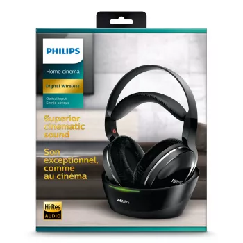 Philips SHD8850/12 Ακουστικά/Headset Ασύρματα Κεφαλόδεσμος Μουσική Μαύρο