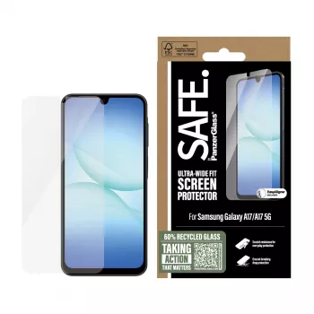 PanzerGlass SAFE. by ® Προστασία οθόνης Samsung Galaxy A17 | A17 5G | Ultra-Wide Fit με EasyAligner