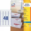 Αυτοκόλλητη ετικέτα Avery J4791-25 Στρογγυλεμένο ορθογώνιο
