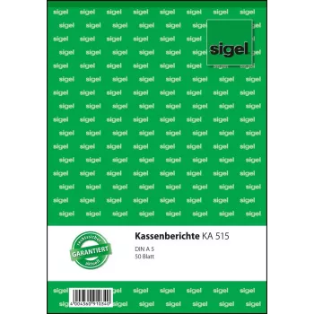 Χαρτί βιβλίου εσόδων-εξόδων Sigel KA515