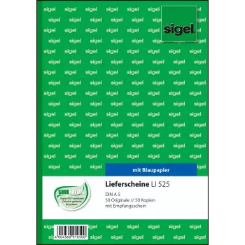 Έντυπο επιχείρησης Sigel LI525 A5 Ροζ Λευκό