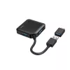 Hama Hub USB, 4 θύρες, USB 3.2 Gen 1, 5 Gbit/s, με αντάπτορα USB-C