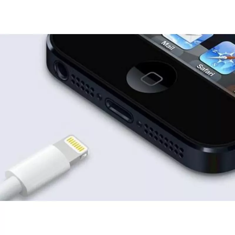 Techly ICOC APP-8WH1 Καλώδιο Lightning 1 m Λευκό