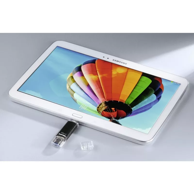 Hama Laeta Twin USB Stick 256 GB USB Type-A / Micro-USB 3.2 Gen 1 (3.1 Gen 1) Μαύρο