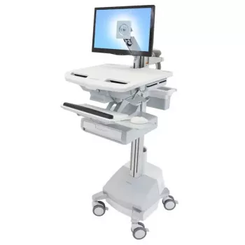 Καροτσάκι πολυμέσων Ergotron StyleView αλουμίνιο γκρι λευκό