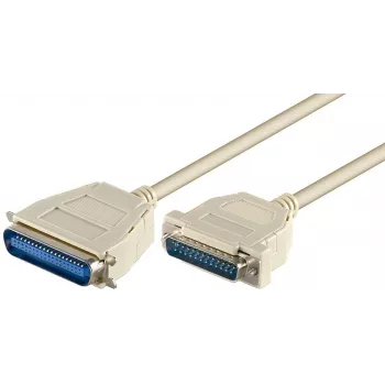 Microconnect PRIGL2 Παράλληλο καλώδιο λευκό 2 m