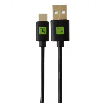 Techly ICOC MUSB20-CMAM20T Καλώδιο USB USB 2.0 2 m USB A USB C Μαύρο