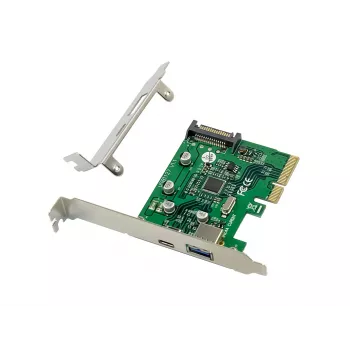 Conceptronic EMRICK Κάρτα PCIe USB 3.2 Gen 2, 1-Θύρα USB-C & 1-Θύρα USB-A