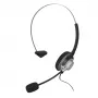 Hama 00201157 Ακουστικά/headset Ενσύρματα Κεφαλόδεσμος Γραφείου/Call center Μαύρο, Ασημί