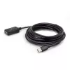 Techly IUSB-REP20TY Καλώδιο USB USB 2.0 5 m USB A Μαύρο