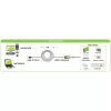 Techly IUSB-REP20TY Καλώδιο USB USB 2.0 5 m USB A Μαύρο