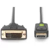 Techly καλώδιο οθόνης DisplayPort σε DVI 2 m ICOC DSP-C-020
