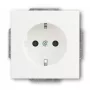 Πρίζα Busch-Jaeger 2011-0-3879 CEE 7/3 2P+E 16A 250V Λευκό