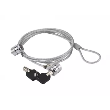 Κλείδωμα laptop Conceptronic CNBSLOCK15T 1,5 m Ασημί 2 κλειδιά
