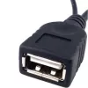 Techly Καλώδιο USB 2.0 OTG A F Micro USB M με USB 30cm Μαύρο ICOC MUSB-MC2