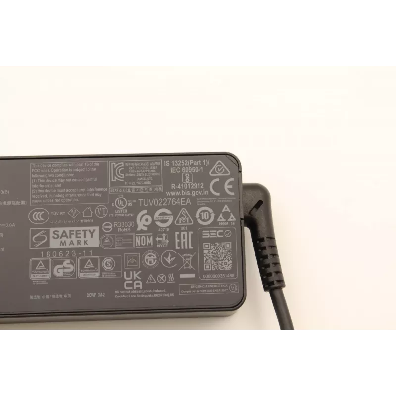 Lenovo 5A10W86250 Τροφοδοτικό εσωτερικού χώρου 65 W Μαύρο