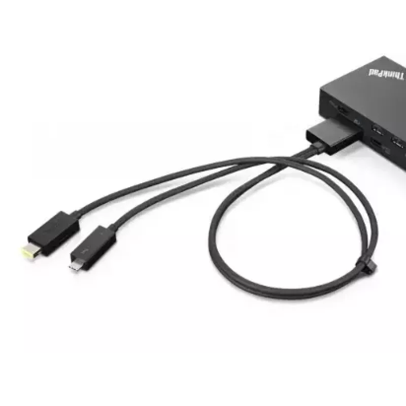 Lenovo 4X90U90616 Προσαρμογέας γραφικών USB μαύρο
