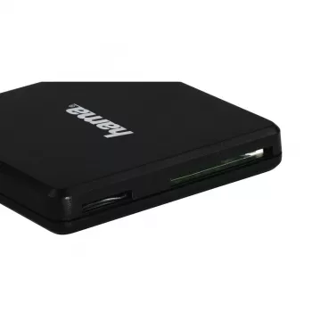 Hama 00124156 Αναγνώστης καρτών USB 3.2 Gen 1 (3.1 Gen 1) Type-A Μαύρο