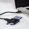 Hama 00124156 Αναγνώστης καρτών USB 3.2 Gen 1 (3.1 Gen 1) Type-A Μαύρο