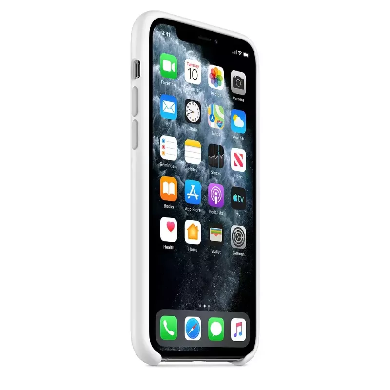 Apple iPhone 11 Pro Θήκη σιλικόνης λευκή