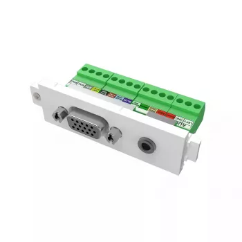 Μονάδα πρίζας VGA + 3,5 mm Vision TC3 VGAF3.5MM