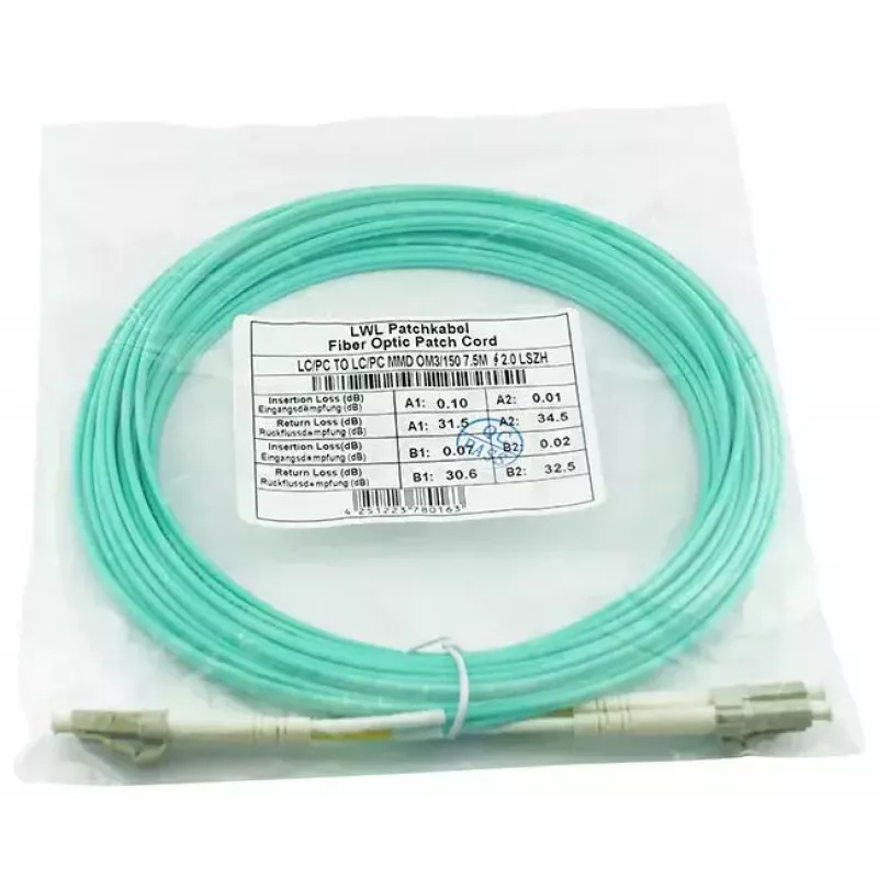 BlueOptics SRCABLE3M InfiniBand καλώδιο οπτικών ινών 3 m LC Aqua
