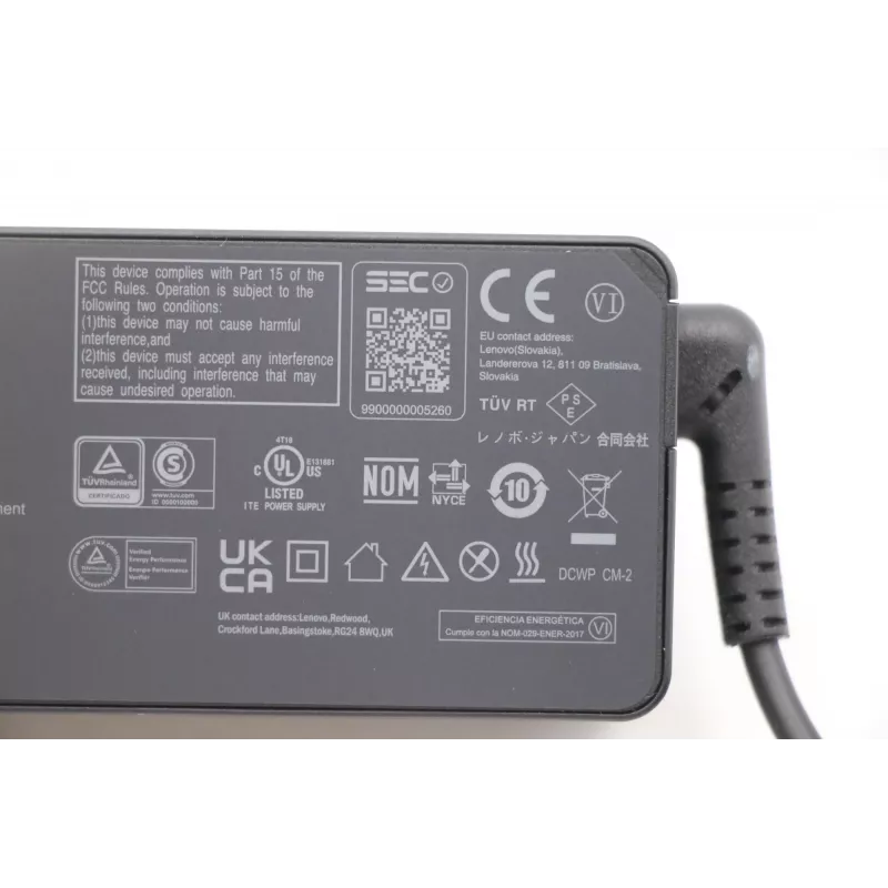 Lenovo 5A10W86251 Τροφοδοτικό εσωτερικού χώρου 65 W Μαύρο