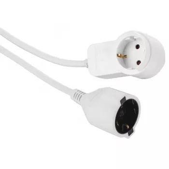 Hama Powerplug Επέκταση ρεύματος 3 m 2 πρίζες AC εσωτερικού χώρου Λευκό