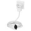 Hama Powerplug Επέκταση ρεύματος 3 m 2 πρίζες AC εσωτερικού χώρου Λευκό