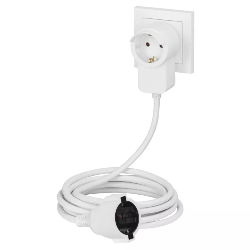 Hama Powerplug Επέκταση ρεύματος 3 m 2 πρίζες AC εσωτερικού χώρου Λευκό
