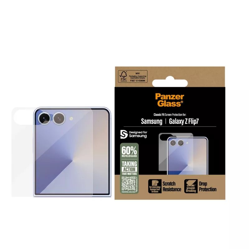 PanzerGlass ® Προστασία οθόνης Samsung Galaxy Z Flip7 | Classic Fit