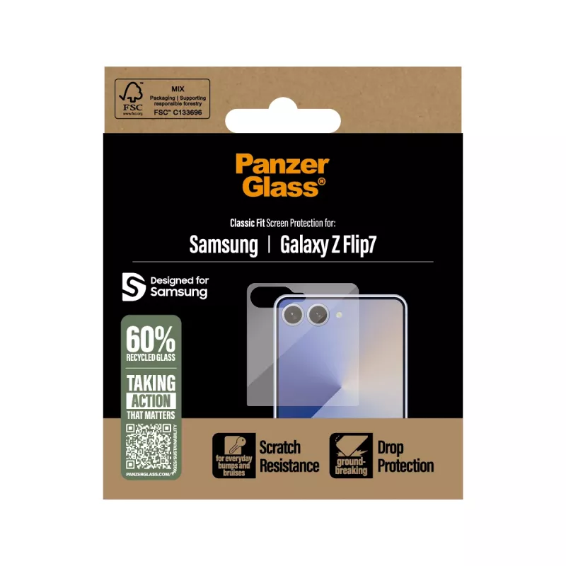 PanzerGlass ® Προστασία οθόνης Samsung Galaxy Z Flip7 | Classic Fit