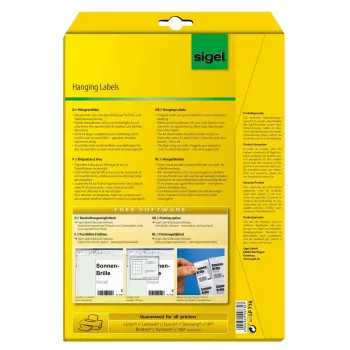 Ετικέτες εκτυπωτή Λευκό Sigel LP716