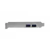 EXSYS EX-11049 Εσωτερικός προσαρμογέας USB 3.2 Gen 1 PCIe Μαύρο Ασημί